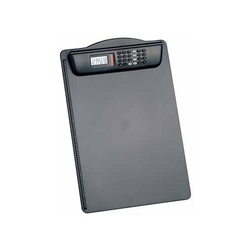 Maul MAUL klemplaat hard kunststof met calculator A4 staand zwart