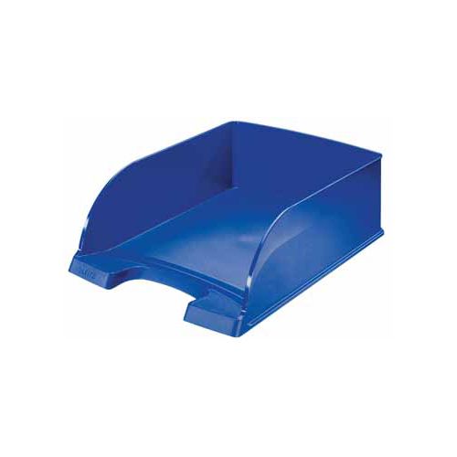 Leitz Leitz brievenbakje Plus 5233 Jumbo blauw — levering per 4