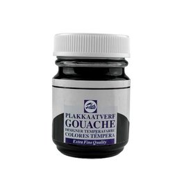 Talens Talens plakkaatvef Extra Fijn flacon 50 ml, zwart