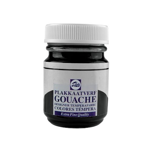 Talens Talens plakkaatvef Extra Fijn flacon van 50 ml, neutraalzwart