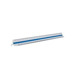Maped Maped driekantige schaallat, schaalverdeling 1:20, 1:25, 1:50, 1:75, 1:100, 1:125, oranje