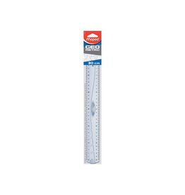 Maped Maped decimeterlat Geometric driedubbele 30cm tran.
