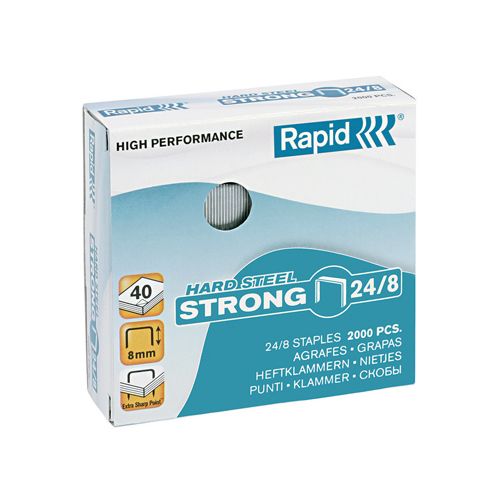 Rapid Rapid nietjes 24/8, doos van 2000 nietjes