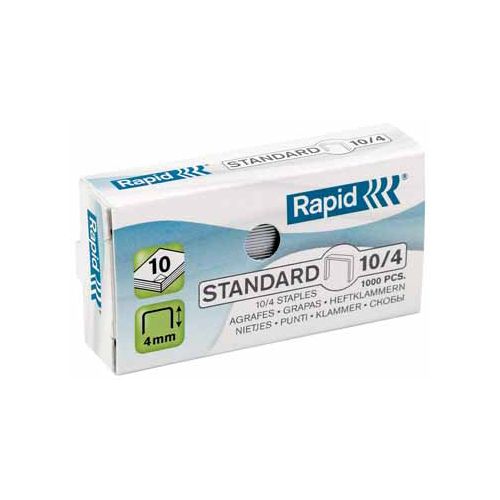 Rapid Rapid Nietjes 10/4, gegalvaniseerd, doos van 1.000 nietjes