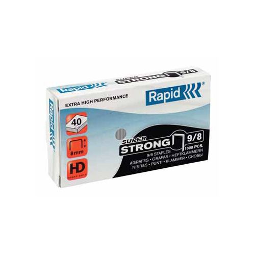 Rapid Rapid Nietjes 9/8, Gegalvaniseerd. doos van 5.000 nietjes
