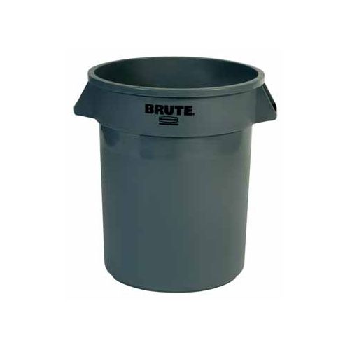 Rubbermaid commercial products Rubbermaid afvalcontainer Brute, zonder deksel, 76 liter, grijs
