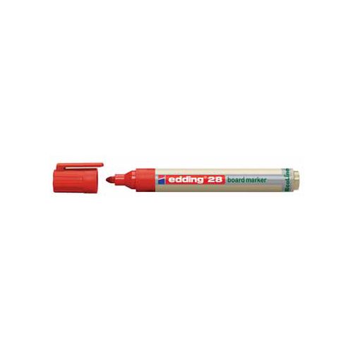 Edding Edding Whiteboardmarker Ecoline e-28 rood — levering per 10