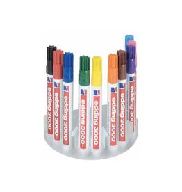 Edding Edding permanent marker 3000, doos van 10 stuks in geassorteerde kleuren
