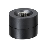 Maul MAUL papercliphouder magnetisch Ø7.3x6cm incl. paperclips zwart