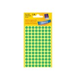 Avery Zweckform Avery Ronde etiketten diameter 8 mm, groen, 416 stuks