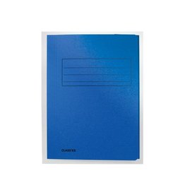 Kaft 3 Klep Blauw A4 250Gr [1st]