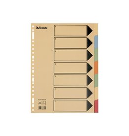 Esselte Tabblad Ess Kart A4 7 Tab [1st]