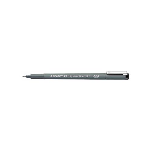 Staedtler Staedtler pigment liner fineliner, ronde punt, schrijfbreedte 0,1 mm, zwart