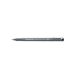 Staedtler Staedtler pigment liner fineliner, ronde punt, schrijfbreedte 0,3 mm, zwart