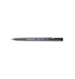 Staedtler Staedtler pigment liner fineliner, ronde punt, schrijfbreedte 0,5 mm, zwart