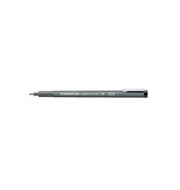 Staedtler Staedtler pigment liner fineliner, ronde punt, schrijfbreedte 0,8 mm, zwart