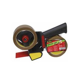 Scotch Scotch afroller H180 met 2 rollen verpakkingsplakband, ft 50 mm x 66 m, PP, bruin