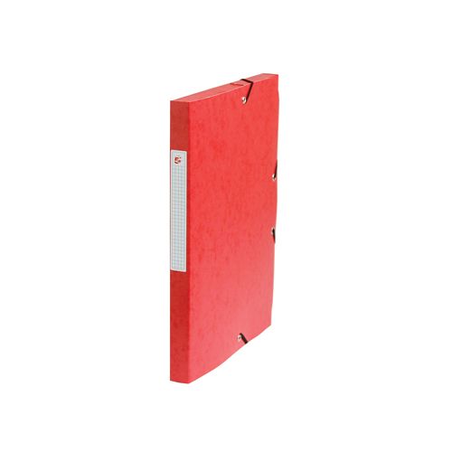 5 Star elastobox, rug van 2,5 cm, rood