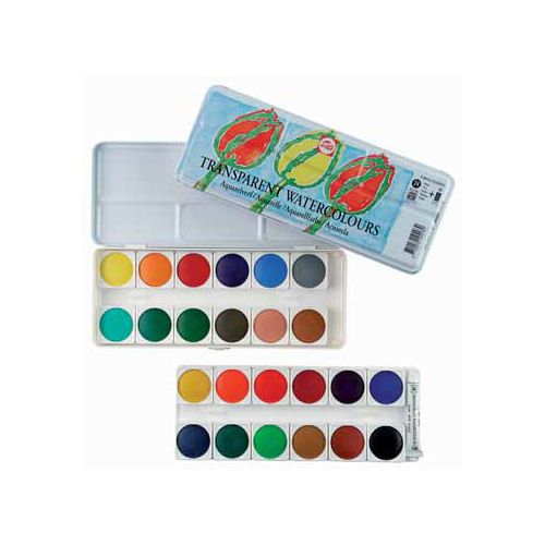 Talens Talens aquarelverf, doos met 24 napjes