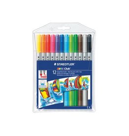 Staedtler Staedtler viltstift Noris Club, ophangbare etui met 12 stuks