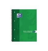 Oxford Oxford School collegeblok, ft A4, 180 bladzijden, 4 gaats, gelijnd, zwart