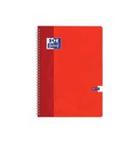 Oxford Oxford School collegeblok, ft A4, 180 bladzijden, 4 gaats, geruit 5 mm, zwart
