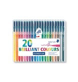 Staedtler Staedtler viltstift Triplus Color, opstelbare box met 20 kleuren