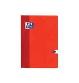 Oxford Oxford School schrift, ft A4, 72 bladzijden, met kantlijn, gelijnd, geassorteerde kleuren