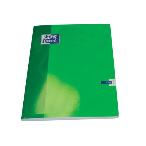 Oxford Oxford School schrift, ft A4, 72 bladzijden, geruit 5 mm, geassorteerde kleuren