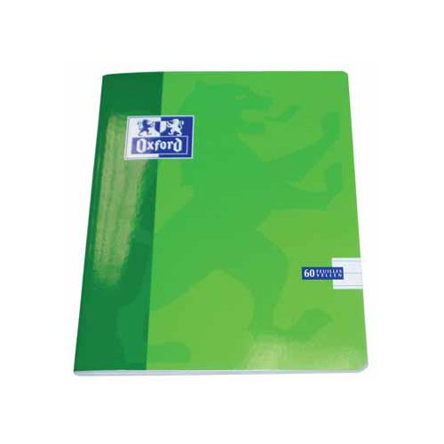 Oxford Oxford School schrift, ft A5, 120 bladzijden, met kantlijn, gelijnd, geassorteerde kleuren