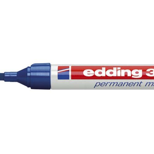 Edding Edding permanent marker e-3300 blauw — levering per 10