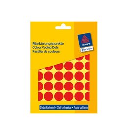 Avery Zweckform Etik Rond D18Mm 1056St Rood [1st]