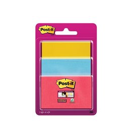 Post-it Post-it Super Sticky notes, 3 formaten, assorti, blok 45 vel