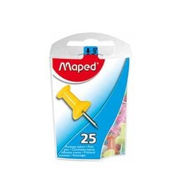 Maped Office 25 Push Pins Kleur Ass Maped [1st]
