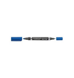 Staedtler Lumocolor Duo 348 Pm Blauw [1st]