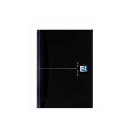 Oxford Oxford Office Essentials schrift, harde kaft, 192 bladzijden, gelijnd, ft A5, smart black