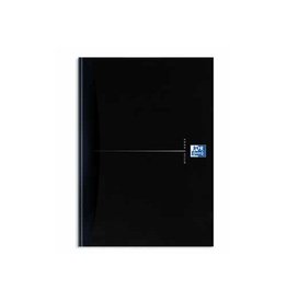 Oxford Oxford Office Essentials schrift, harde kaft, 192 bladzijden, gelijnd, ft A4, smart black