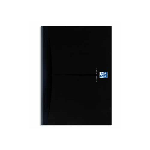 Oxford Oxford Office Essentials schrift, harde kaft, 192 bladzijden, gelijnd, ft A4, smart black