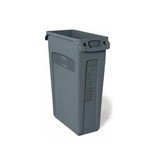 Rubbermaid commercial products Rubbermaid afvalcontainer Slim Jim, 87 liter, grijs