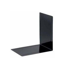 Maul MAUL ordner- boekensteun metaal 24X16x24cm zwart, set van 2 stuks