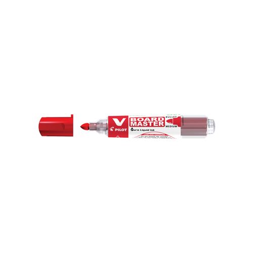 Pilot Pilot V-Board Master whiteboardmarker, ronde punt, 2,3 mm, rood