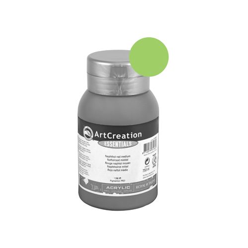 Talens Art Creation Talens Art Creation acrylverf flacon van 750 ml, geelgroen