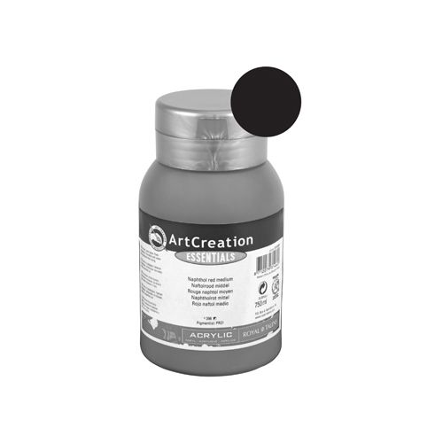 Talens Art Creation Talens Art Creation acrylverf flacon van 750 ml, ivoorzwart