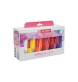 Talens Talens Art Creation acrylverf tube van 75 ml, set van 12 tubes in geassorteerde kleuren