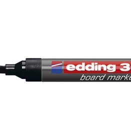 Edding Edding witbordstiften e-363 zwart — levering per 10