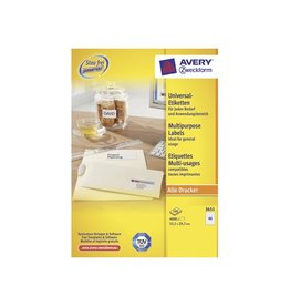 Avery Zweckform Etik Univ 525X297 4000St Wt [1st]