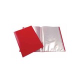 Showalbum, A4, 30 tassen, rood