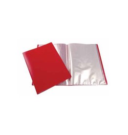 Beautone Showalbum, A4, 30 tassen, rood