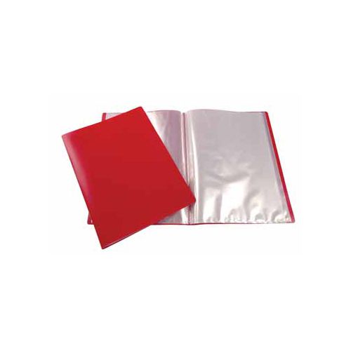 Showalbum, A4, 30 tassen, rood