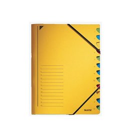 Leitz Leitz Sorteermap 12-Vaks Geel [1st]